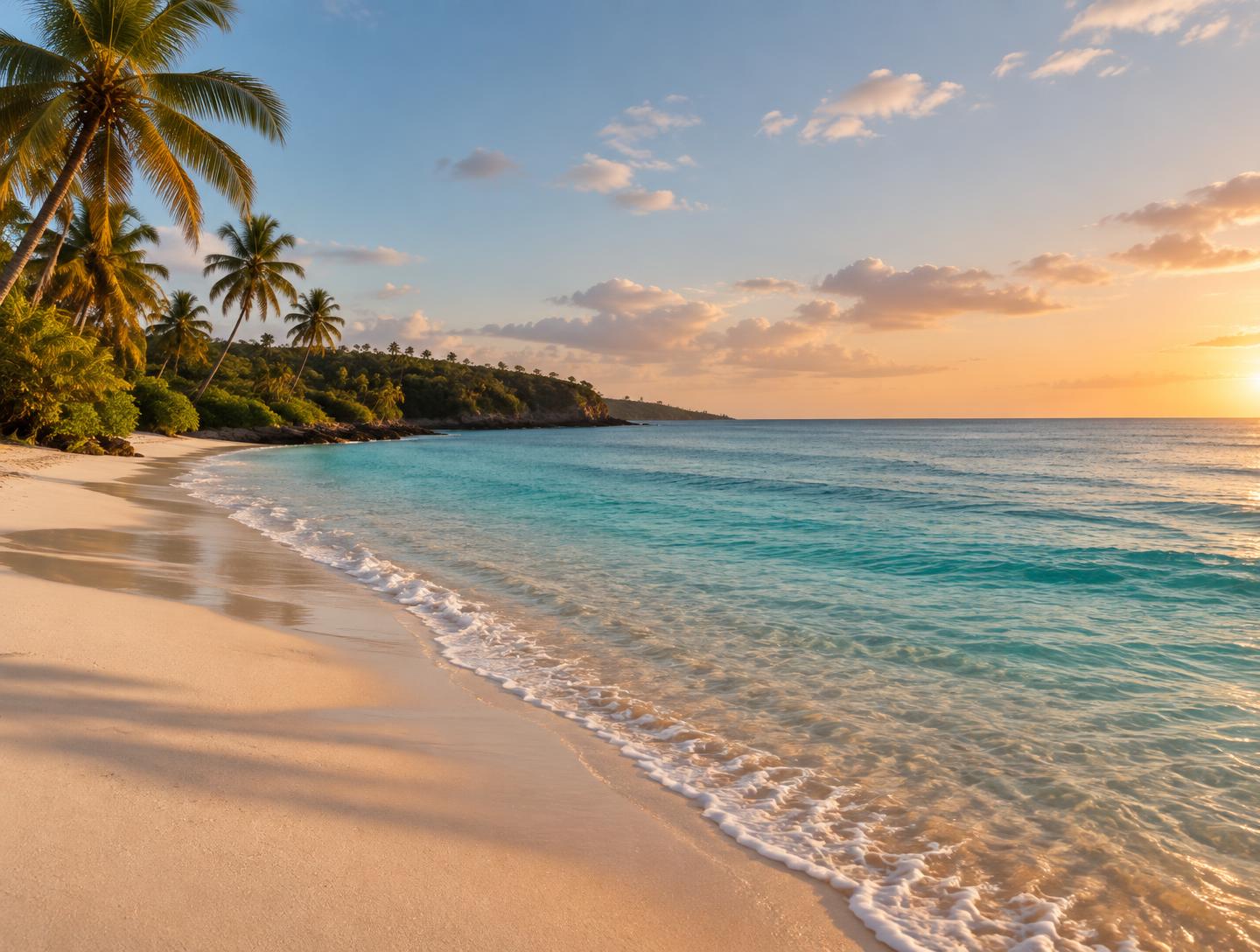 A quiet beach in the Dominican Republic